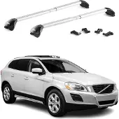 Aurilis Dachträger Grundträger für Volvo XC60 2008-2025 Aluminium Silber 2 tlg ABE