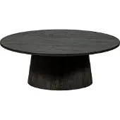 Woood Maan Couchtisch Mdf Dunkelbraun 35Xø100cm