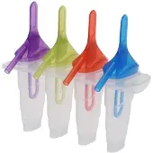 Eh Excellent Houseware ORION Stieleisform / Eisförmchen 4 Stück + Ständer