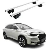 Omtec Dachträger Gepäckträger für Citroen DS7 E-Tense 2020-2025 ABE Metall Schwarz 2x