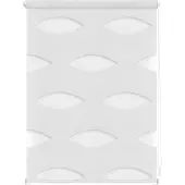 Lichtblick Doppelrollo blickdicht ohne Bohren Klemmbar, Anschraubbar Weiß 60 cm x 150 cm (B x L)