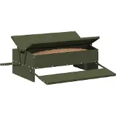 Syfax Hühnertretfeeder Olive Grün 75 x 53 x 20,5 cm