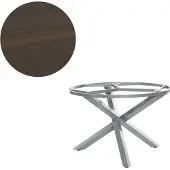 SonnenPartner Gartentisch Base-Spectra rund 100 cm Aluminium anthrazit Tischsystem