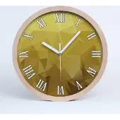 Tulup Holzuhr 20fi cm wanduhr - weiße Spitzen - Abstraktion Hintergrund