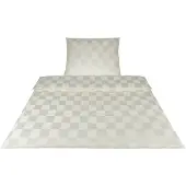 Elegante Bettwäsche 2244 Courage I Größe 80x80 135x200 cm I Farbe 7 Creme I Reine Baumwolle