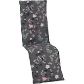 Green Spirit 1er Set Relaxsessel Auflage »Bregenz«, Motiv - Blume, grau