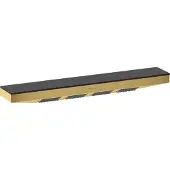 Hansgrohe Rainfinity Schulterbrause 500 1jet mit Duschablage, Polished Gold Optic