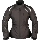 Modeka Violetta Damen Motorrad Textiljacke, schwarz/schwarz, 38