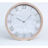 Tulup Holzuhr 30fi cm wanduhr - weiße Spitzen - Tand