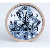 Tulup Holzuhr 20fi cm wanduhr - Eis