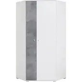 Masseno Drehtürenschrank GALIA 90/190/90cm 2-türig Weiß