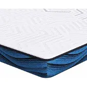 Syfax Matratzenauflage Weiß 90 x 200 cm Jacquard-Stoff