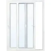 Neuvedené Schiebetür Kunststoff weiß 2100x2000 mm