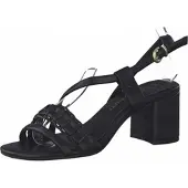 Marco Tozzi 2-2-28325-28/001 BLACK Riemchensandalen FS 2022, Spocc:38