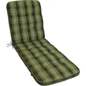 Kettler Herlag Liegenauflage Tilly 200x65x9cm Grün-Kariert Fleckschutz extra Weich