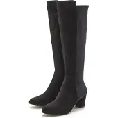 LASCANA Stiefel Stiefelette, Langer Stiefel, schwarz Größe 42