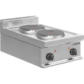 Saro Elektroherd Tischmodell E7/Cuet2Bb, Maße: B 400 X T 700 X H 270