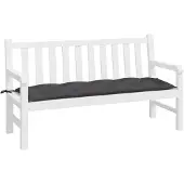 vidaXL "Winter Sale" Gartenmöbelauflagen - Anthrazit Gartenbank-Auflage Anthrazit 150x50x7cm Oxford-Gewebe DE1901096