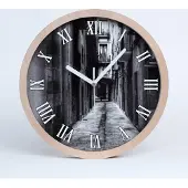 Tulup Holzuhr 25fi cm wanduhr - weiße Spitzen - Barcelona, Spanien