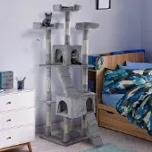 DOMUS Katzenkratzbaum 170cm Kratzbaum Kletterbaum Spielbaum Sisal -- Diego -- von zoo-xxl