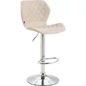 CLP Barhocker Cork Stoff chrom creme