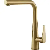 SYSTEMCERAM KeraDomo Armatur TONO in MATTGOLD mit Festauslauf /