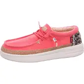 Fusion Leinenschuh Rot