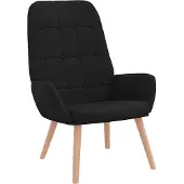 Syfax Relaxsessel Schwarz Stoff