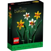 LEGO Icons Narzissen 40646 Set mit 4 Blumen, 30 cm lang, verstellbare Blätter