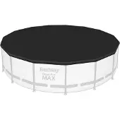 Bestway Ersatzteil Abdeckplane (schwarz) für Steel Pro MAX Pools Ø 457 cm, rund