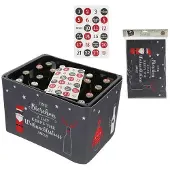 Cepewa Adventskalender Bastel Set Bierkasten Filz Aufkleber 24 Zahlen Bastelset