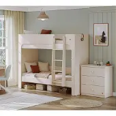 Cilek VARIA Etagenbett für Kinder- und Jugendzimmer, Liegefläche 90x200 cm, inkl. Liegeplatten