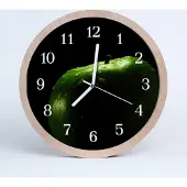 Tulup Holzuhr 20fi cm wanduhr - Apfel Obst