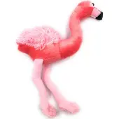 Onwomania Plüschtier Kuscheltier Stoff Tier Flamingo pink Vogel 28 cm