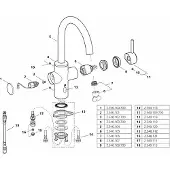 Kwc Niederdruck-Hybridarmatur | Berührungslose Sensorik & Hebelmischer | Edelstahl, Variante:Steckernetzteil