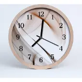 Tulup Holzuhr 30fi cm wanduhr - Abstrakte Kunst