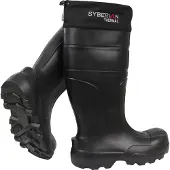 Camminare Herren Gummistiefel Thermal Plus - super Wärmisolierung Schwarz 47