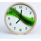 Tulup Holzuhr 30fi cm wanduhr - Abstrakte Kunst