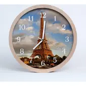 Tulup Holzuhr 20fi cm wanduhr - Paris Stadt