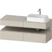 Duravit QA4766083830000 QTG KWTU WH Ek. 1400x550x600 Tp. Smt