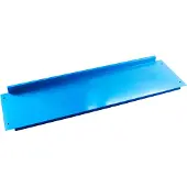 Proregal Ablageboden für Werkbank Rhino| BxT 175x35cm | Mit Sicherheitsabkantungen | Lichtblau