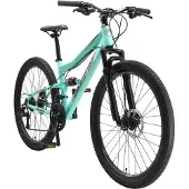 Bikestar Fully Mountainbike 26 Zoll | 15 Zoll Rahmen, 21 Gang Shimano Schaltung, Scheibenbremse | Mint