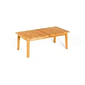 SonnenPartner Cheyenne Lounge-Tisch Gartentisch Holztisch Teakholz Braun