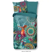 Muller Textil Duvet cover HIP 155x220 + 1* 80x80 cm - mandalas, flowers and birds
