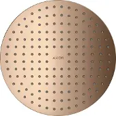 Hansgrohe AXOR ShowerSolutions Kopfbrause 250 1-jet, Decke-Aufputz, 35287300, Farbe: Polished Red Gold
