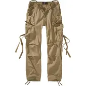 Brandit bequeme Damen Jeans Reißverschluss Taschen mit Baumwolle Beige