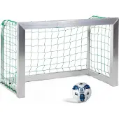 Sport-Thieme Mini-Fußballtor vollverschweißt, Inkl. Netz, blau (MW 10 cm), 2,40x1,60 m, Tortiefe 1,00 m