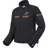 Rukka Armatou-R Schwarz Braun Wasserdichte Damen Motorrad Textiljacke Größe 34