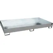Bauer Regalwanne Typ RW/RW 2700-2, ohne Gitterrostm, verzinkt