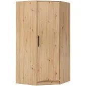 Masseno Drehtürenschrank VANO 95/190/95cm 1-türig Eiche Artisan